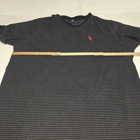 US Polo Assn Mens XL Shirt Comfort Stretch Pullover Red Pony Crew Neck Casual - Picture 8 of 11